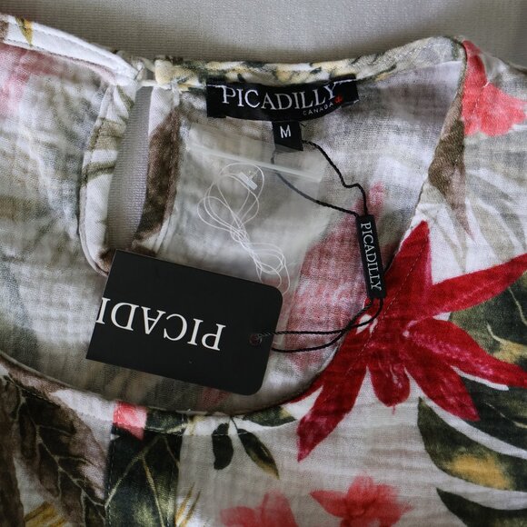 Sleeveless 100% cotton blouse from Picadilly Canada🍁 - NWT - Size M - Picture 3 of 11